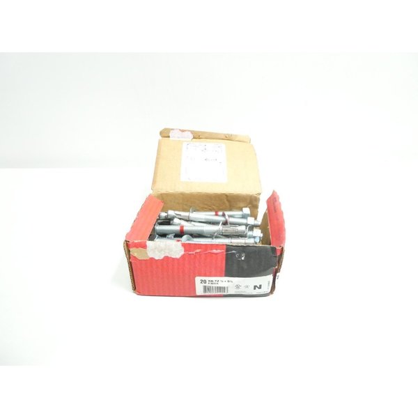 Hilti BOX OF 20 EXPANSION ANCHOR 1/2IN X 5-1/2IN HAND TOOLS PARTS AND ACCESSORY, 20PK KB-TZ 387514